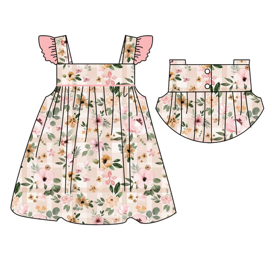 infant girls floral dress preorder