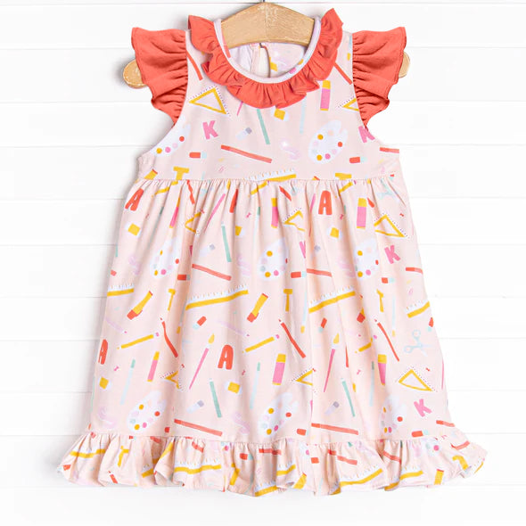 infant baby girls back to school pencil dress preorder