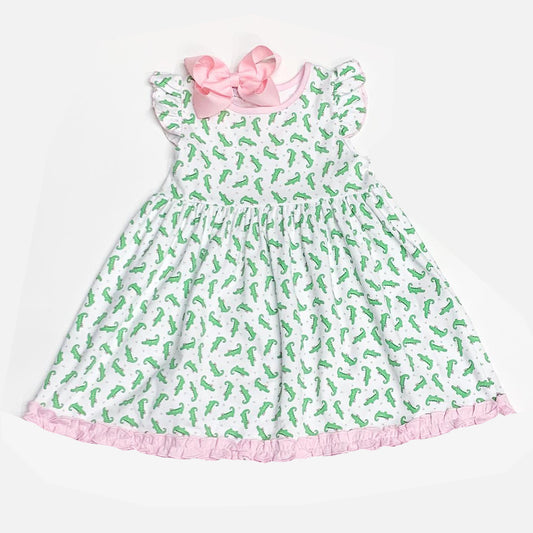 wholesale baby girls crocodile dress preorder