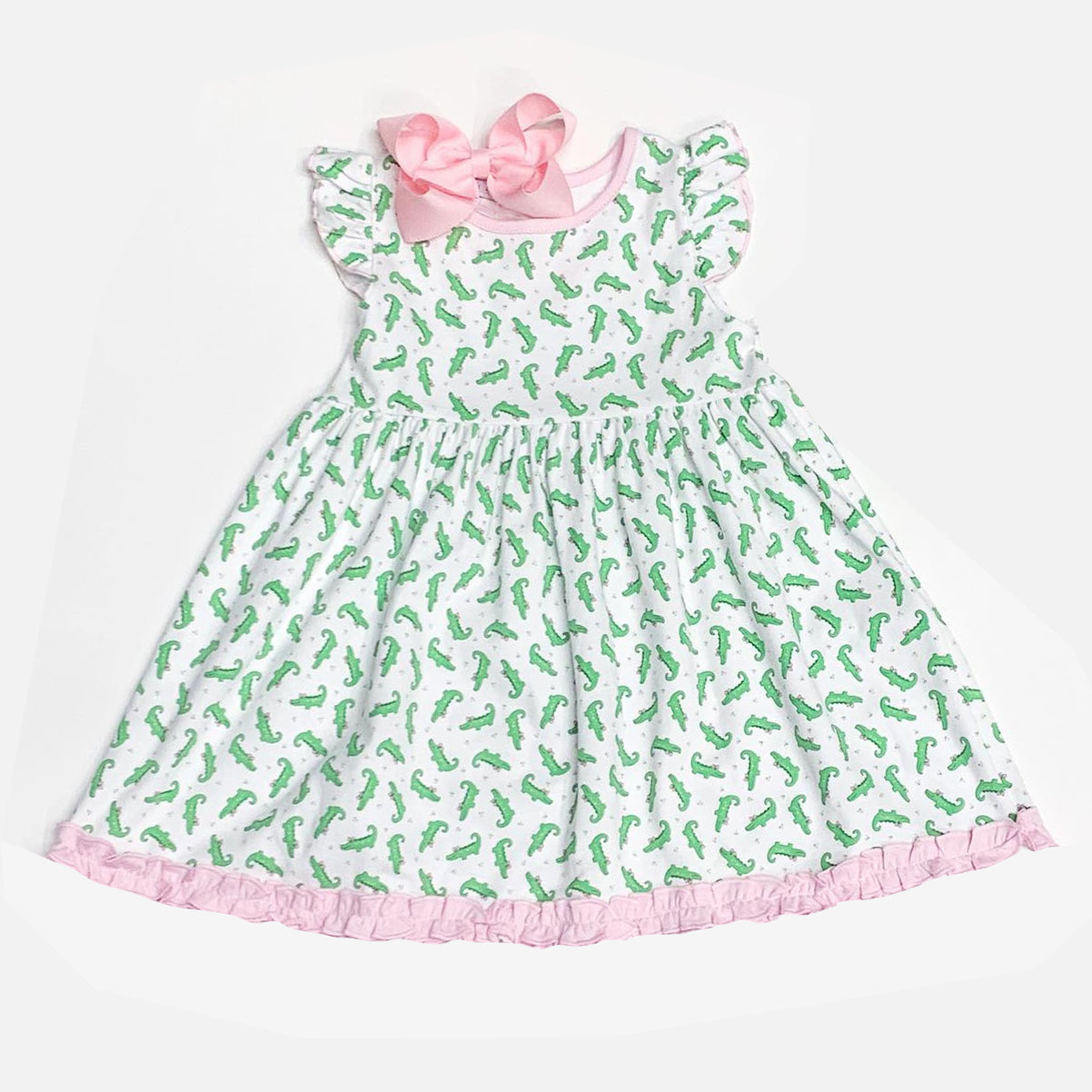 wholesale baby girls crocodile dress preorder