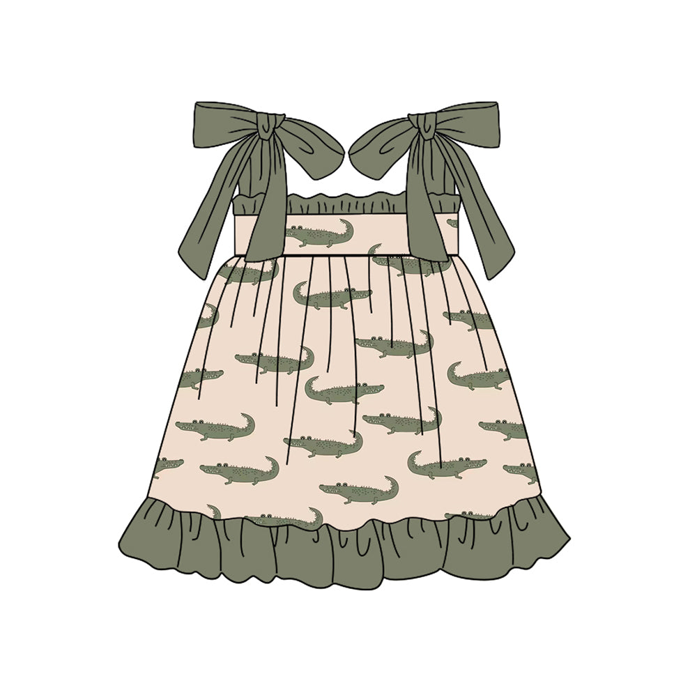 baby girls crocodile dress preorder