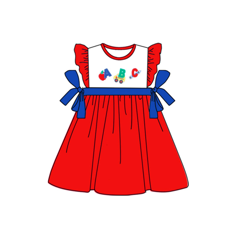 ABC apple back to school dress preorder