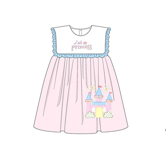 little princess pink castle dress