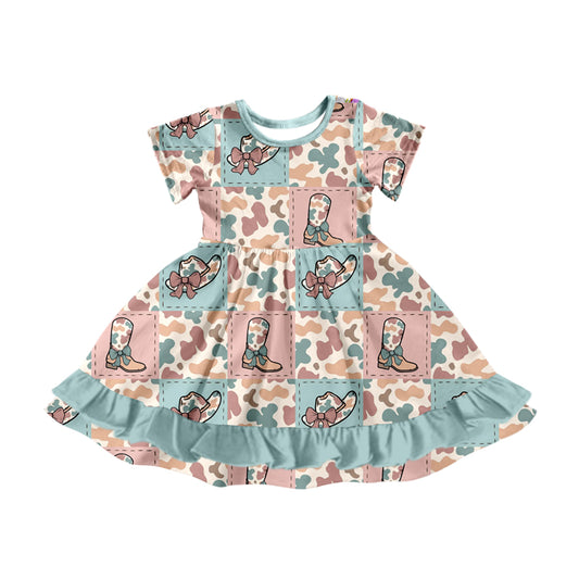 Cowgirl western camo hat boots summer dress preorder
