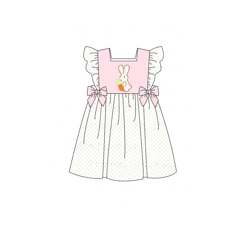 Easter bunny carrot baby girls summer dress preorder