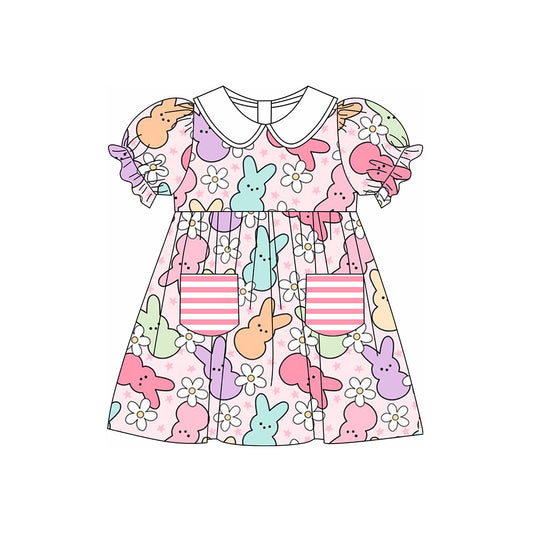 Easter bunny baby girls dress preorder