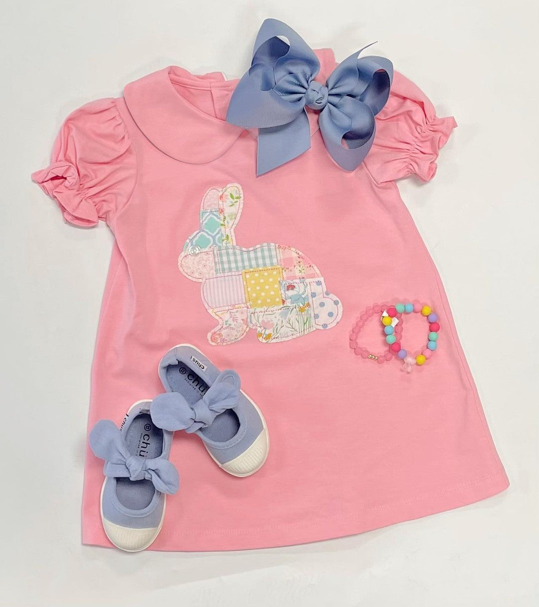Toddle girls floral Easter bunny dress preorder