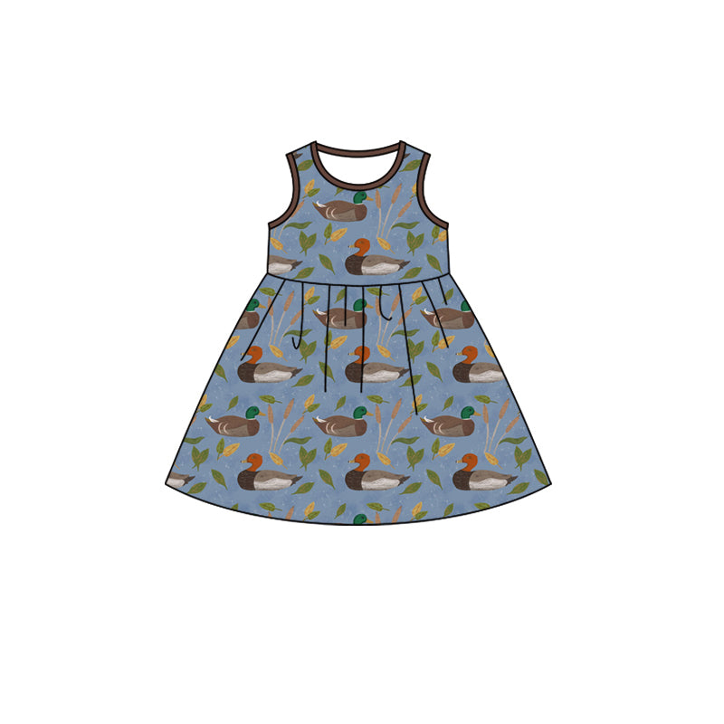 Girls mallard duck summer dress preorder