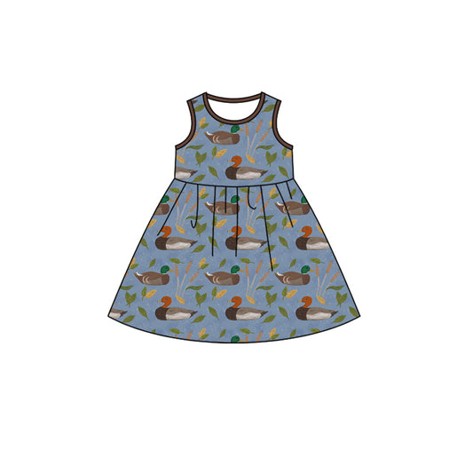 Girls mallard duck summer dress preorder