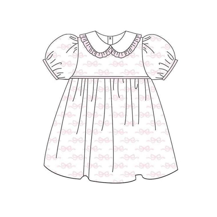 Toddle girls pink bow summer dress preorder