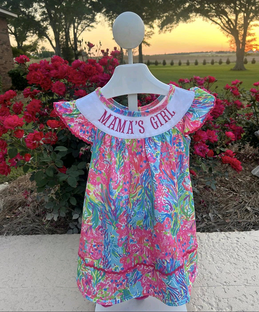 Mamas girl floral dress preorder