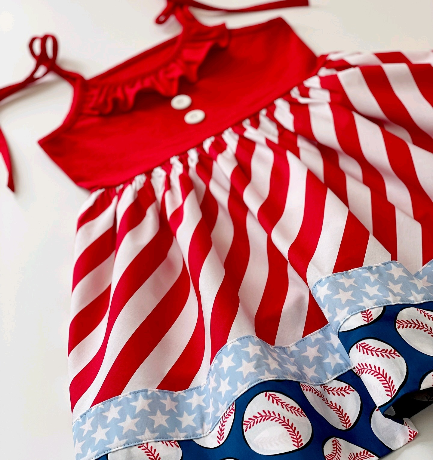 Baby girls July 4th babsell dress preorder