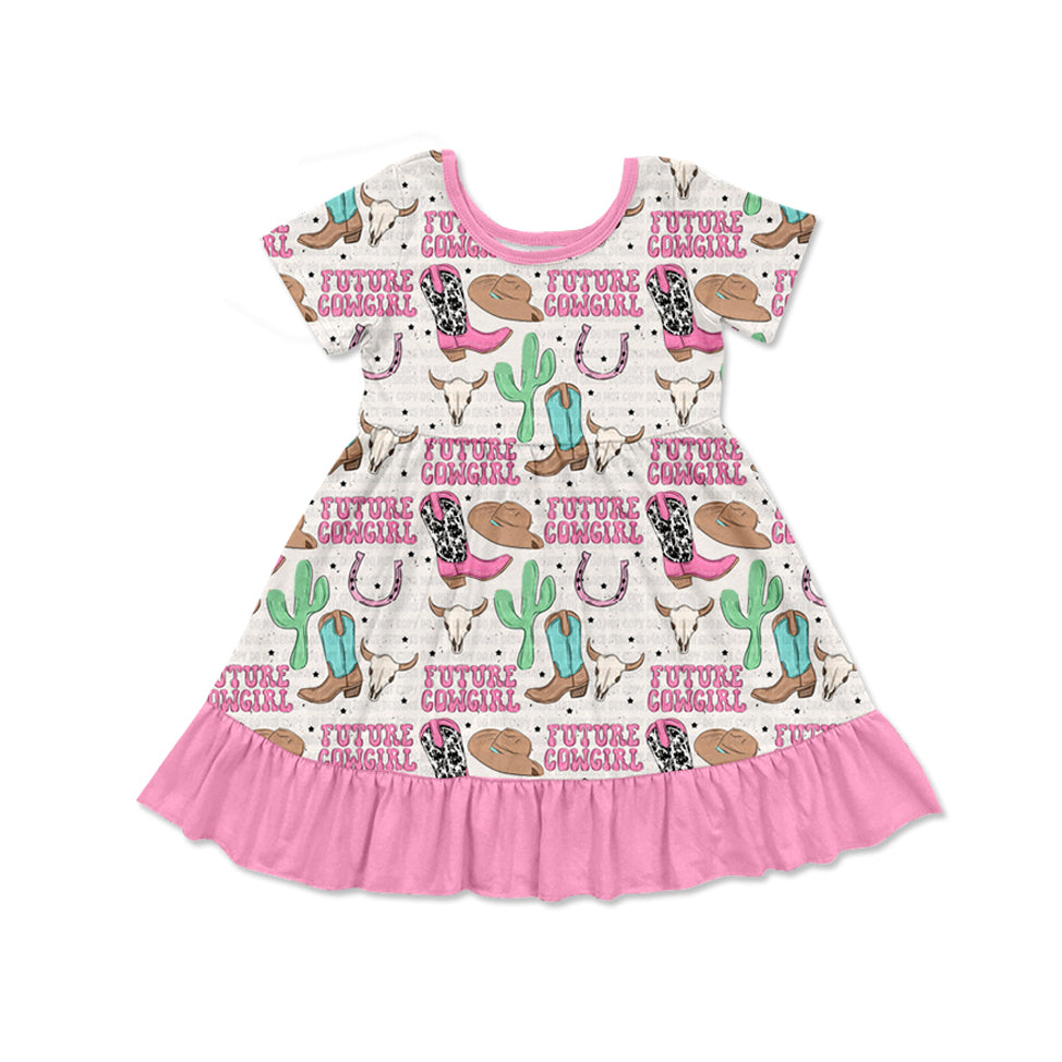 Western baby girls dress preorder