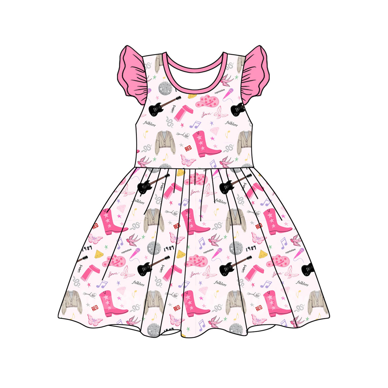 Country music singer baby girl dress preorder