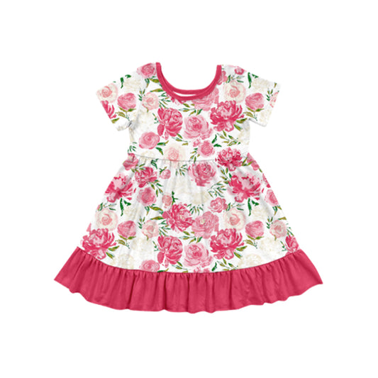 Baby girls pink floral summer dress preorder