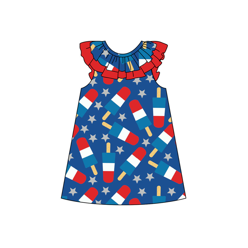 Baby girl popsicle July 4th dress preorder