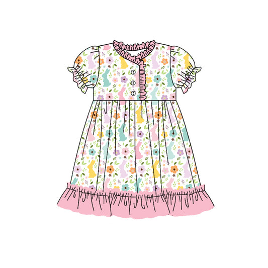 Baby girl Easter floral dress preorder