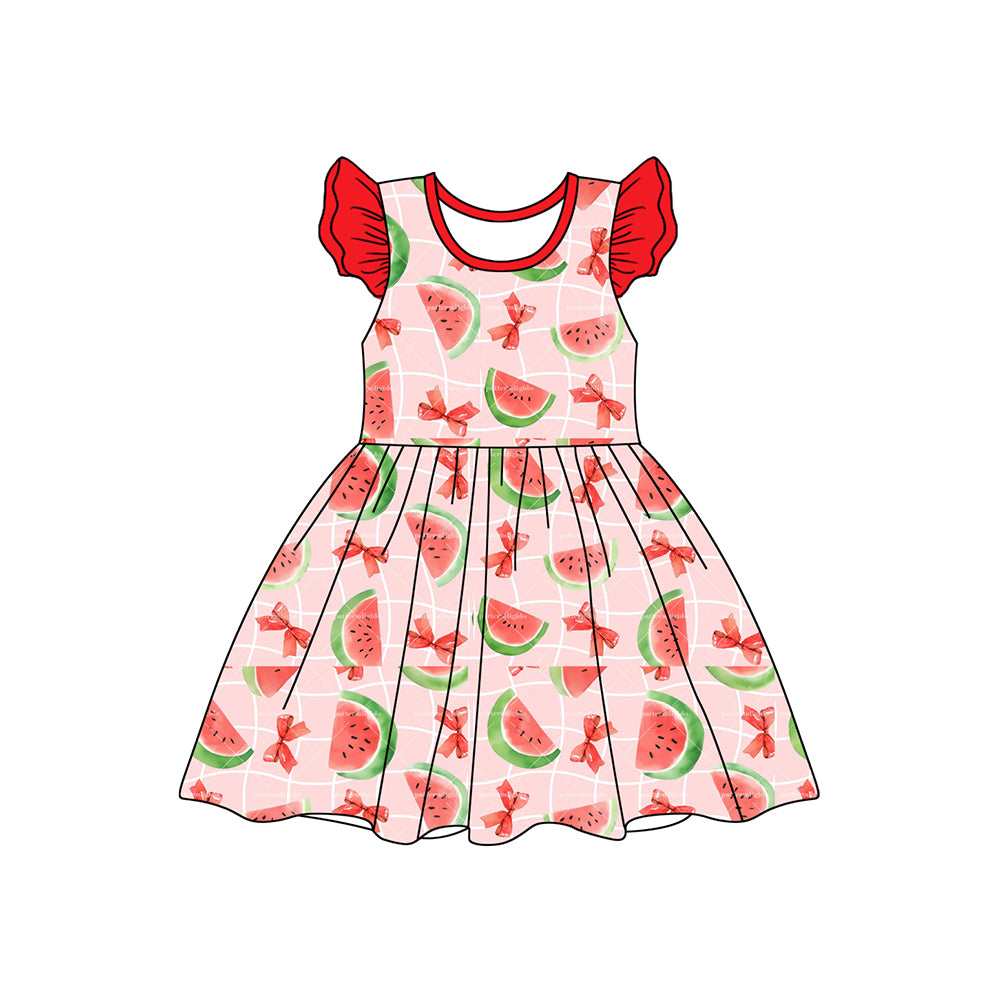 Toddle baby girls watermelon summer dress preorder