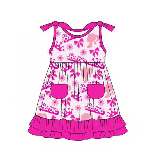Baby girl pink doll dress preorder