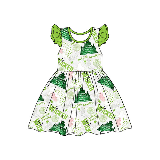 Baby girls movie design ruffle dress preorder