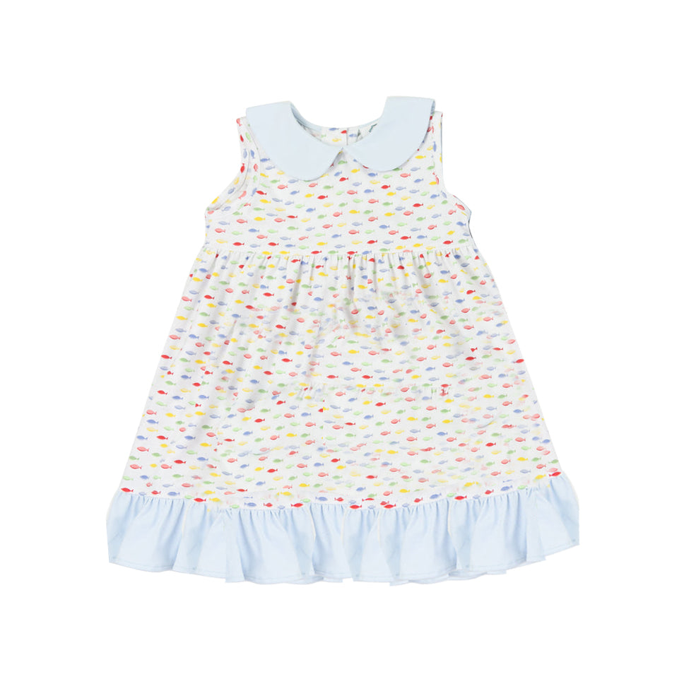 Baby girl colorful fish summer dress preorder