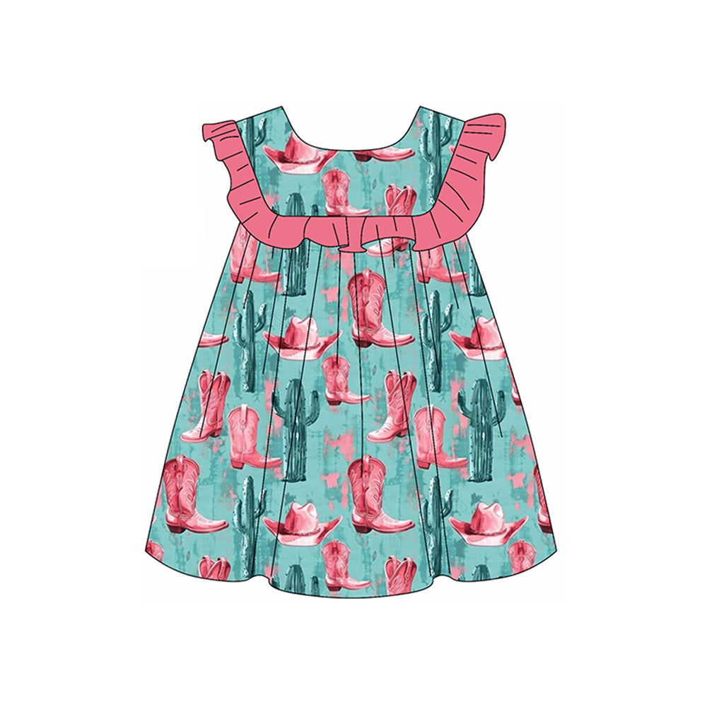 Cowgirl western boots summer dress preorder
