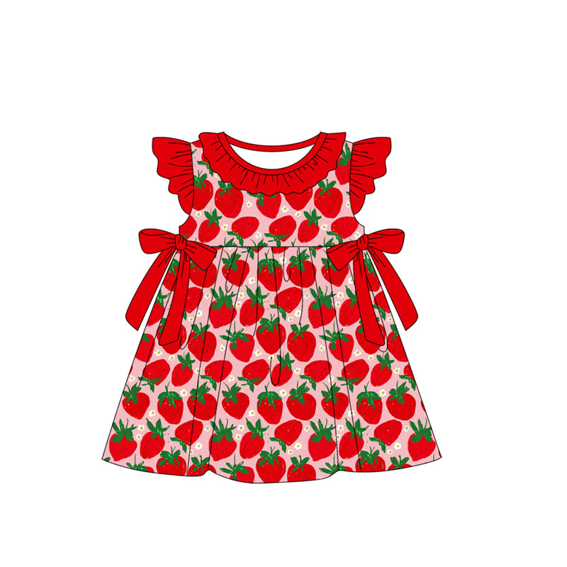Toddle baby girls strawberry summer dress preorder