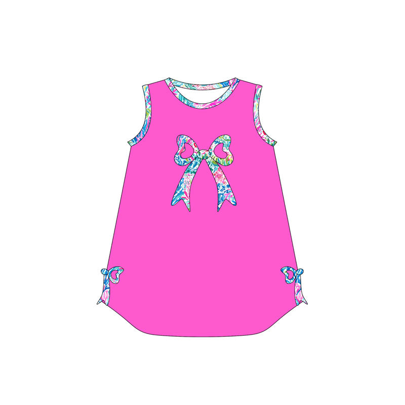 Toddle baby girl floral bow summer dress preorder