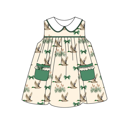 Baby girl mallard duck summer dress preorder