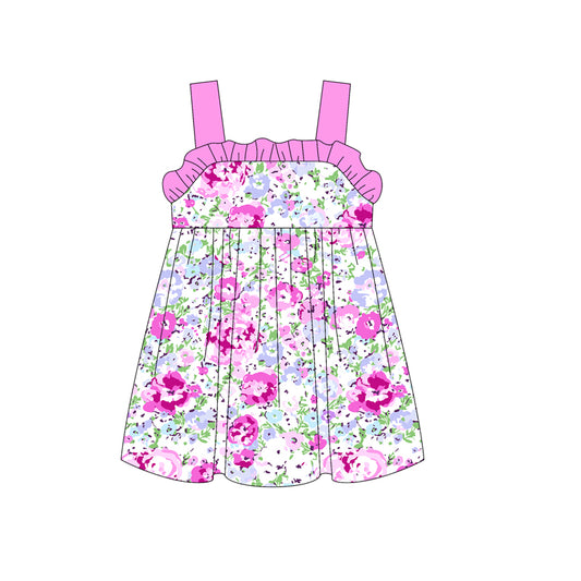 Baby girls lavender flowers summer dress preorder