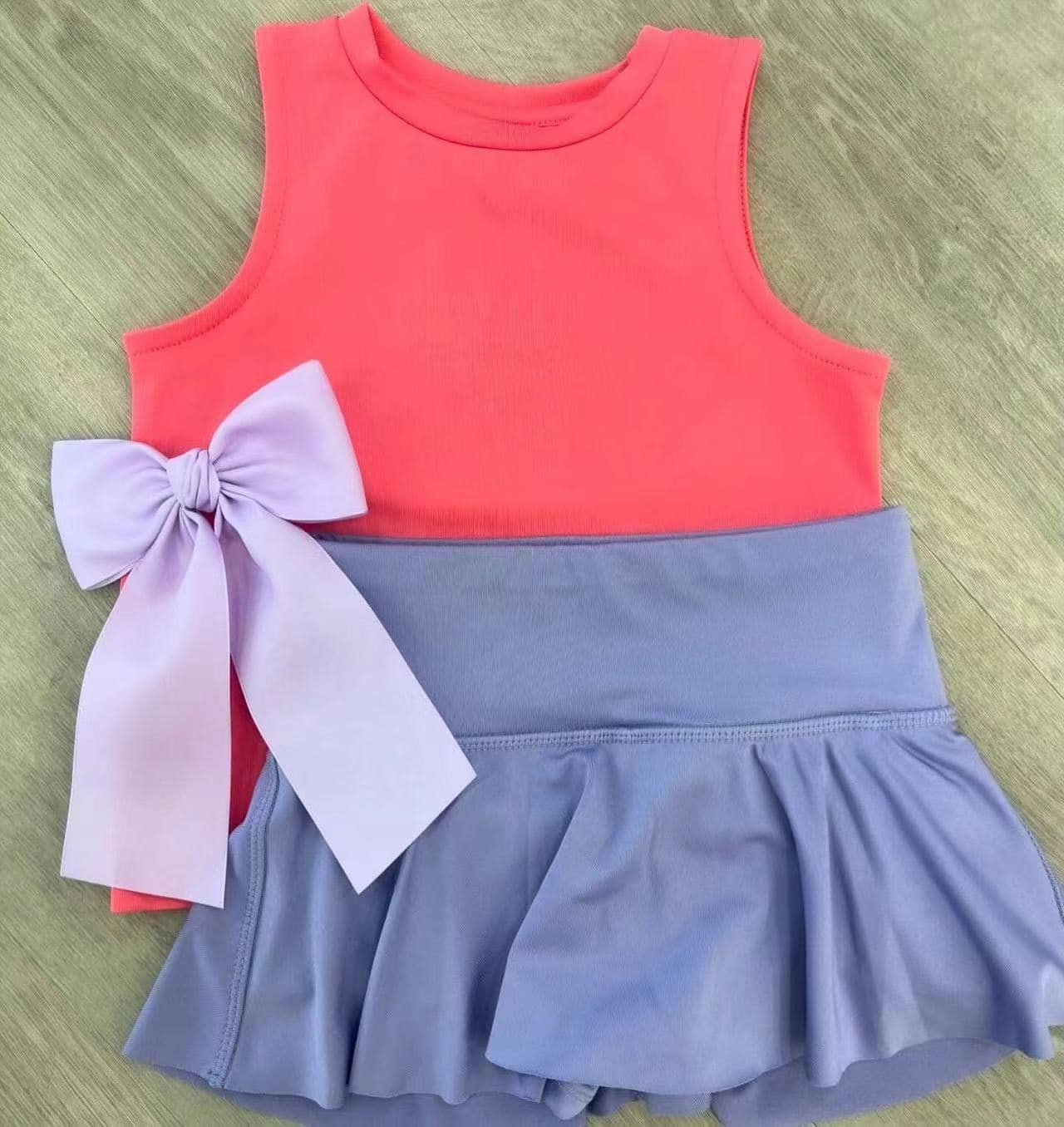 Toddle baby girls  summer yoga outfit preorder
