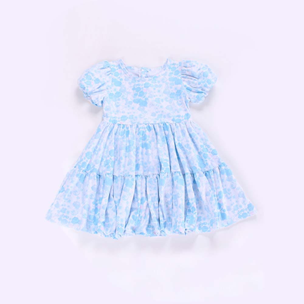 Toddle girls blue floral dress preorder
