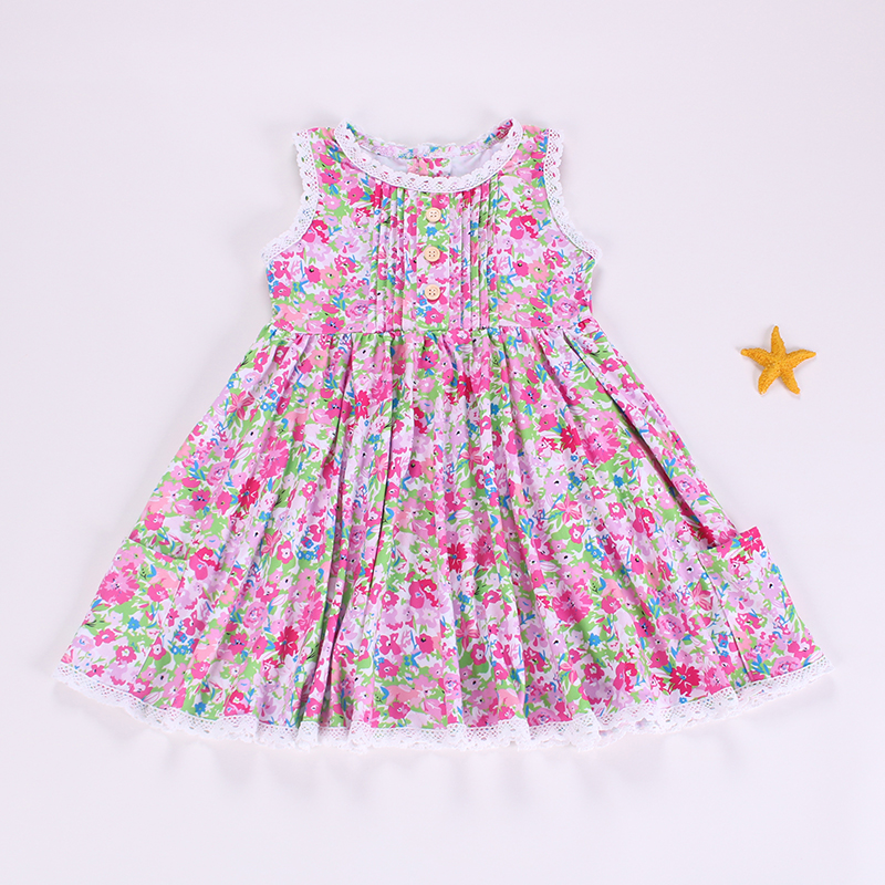 Toddle girls pink floral dress preorder