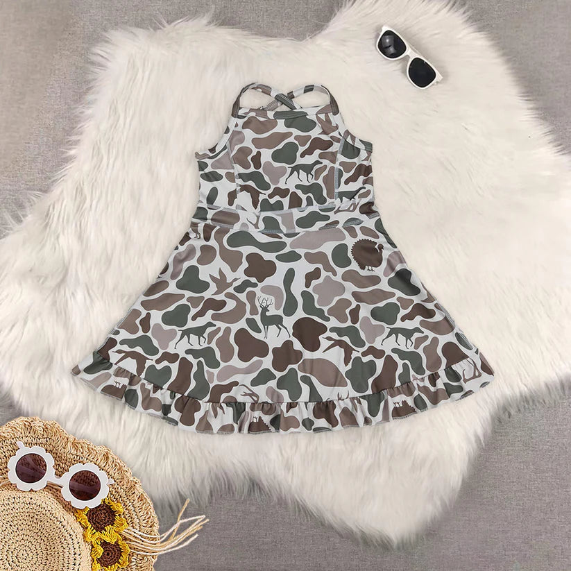 Toddle baby custom duck camo design matching outfit
