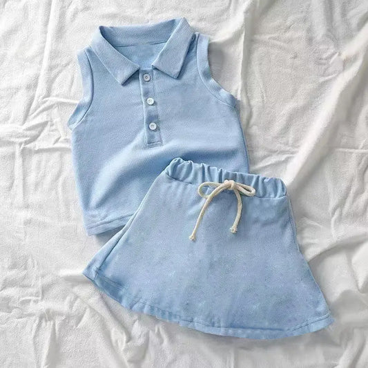 Baby girls blue active wear athletic yoga clothes preorder