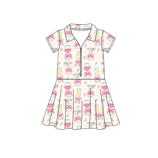 Baby girls juice design active wear athletic summer yoga dress preorder