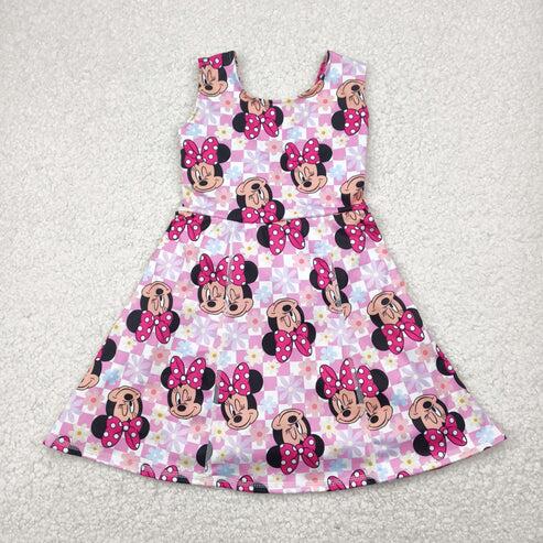 Girls  princess design active wear athletic summer dress with shorts