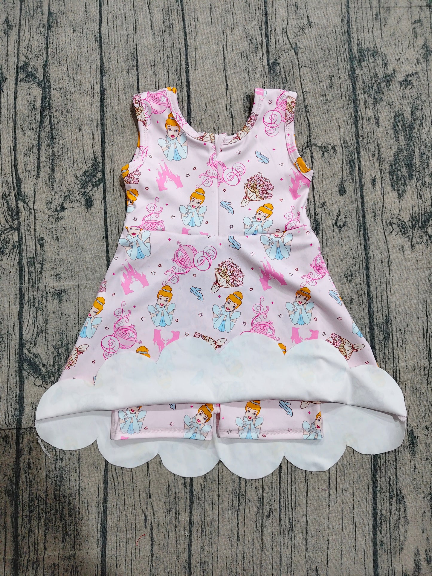 Princess print girls summer yoga dress preorder