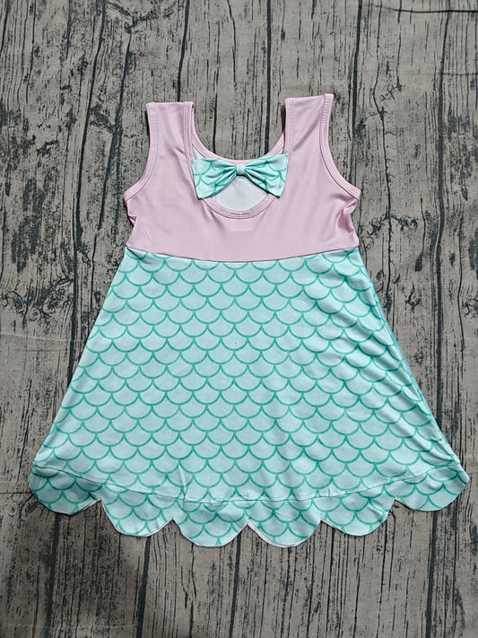 Baby girls mermaid cartoon dress preorder