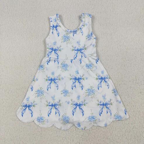 Girls  princess design active wear athletic summer dress with shorts