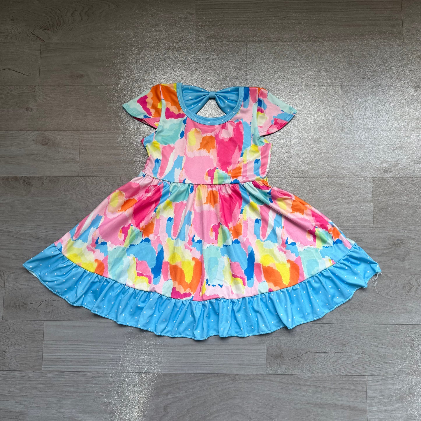 Toddle girls tie dye summer dress preorder