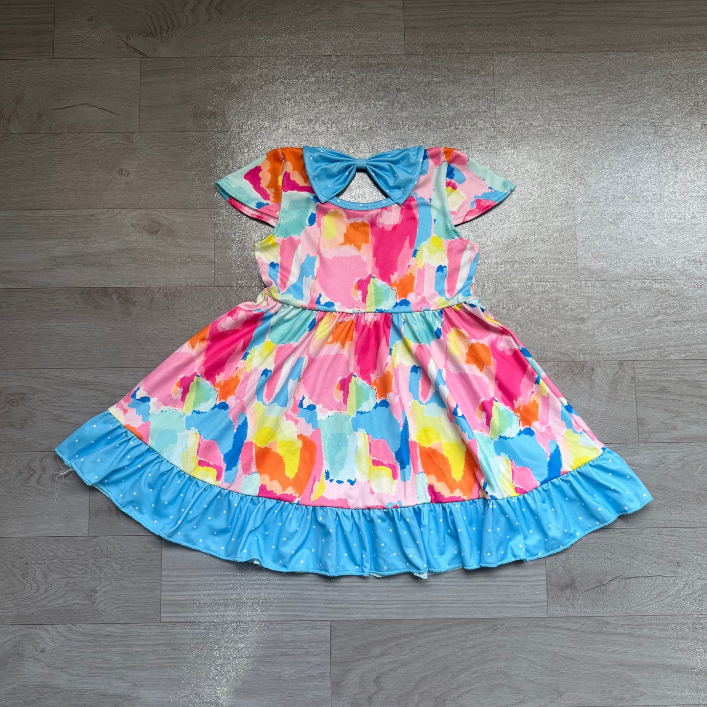 Toddle girls tie dye summer dress preorder
