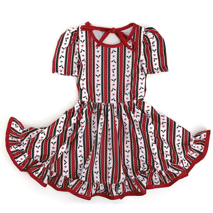 Toddle girls Christmas holly berry dress preorder