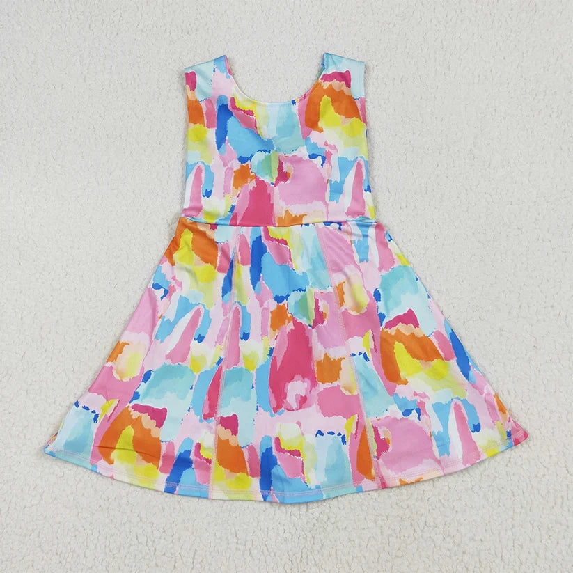 Toddle girls tie dye summer dress