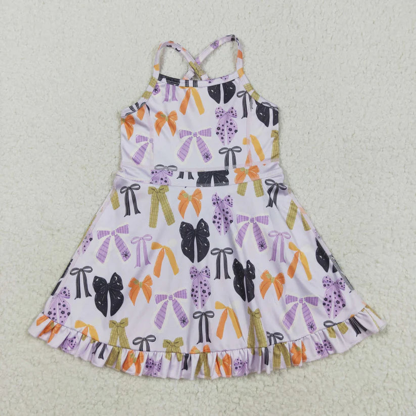 Baby girls July 4th active wear athletic summer yoga skirt dress