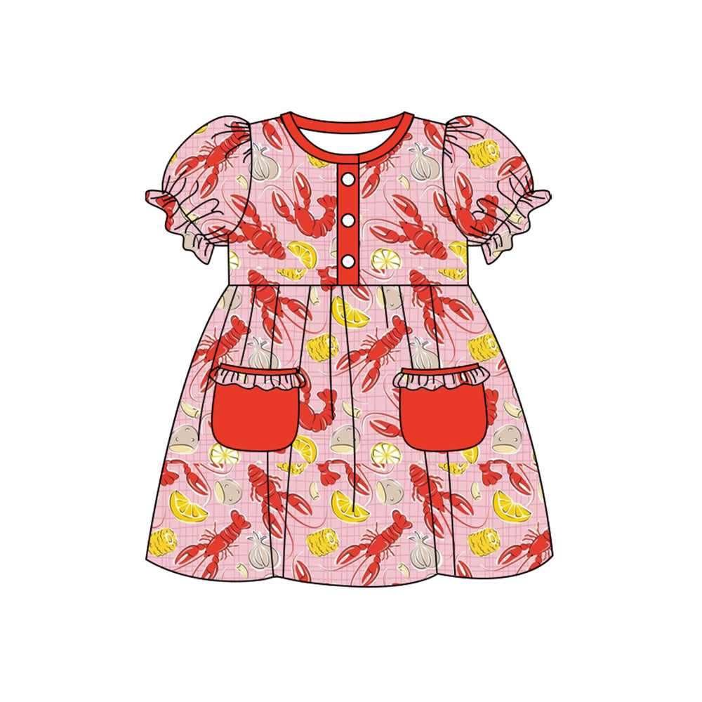 Valentines day Leopard bow design girls dress preorder