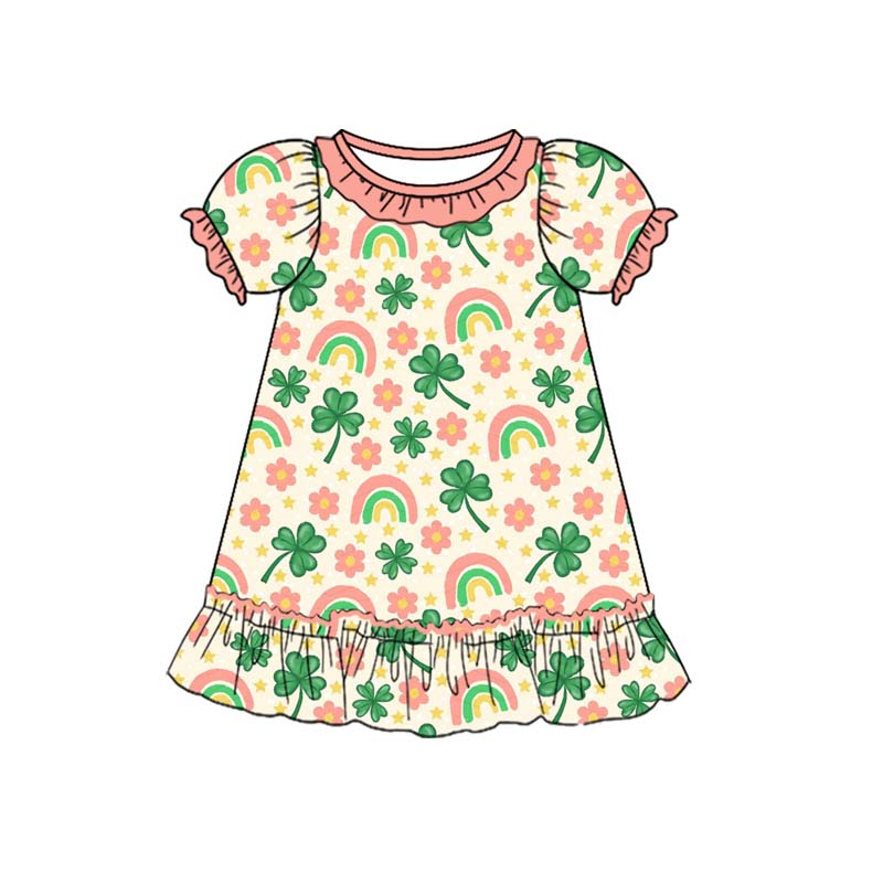 Saint Patrick's Day girls short sleeve dress preorder