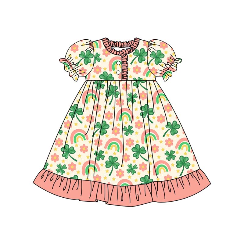 Saint Patrick's Day girls short sleeve dress preorder