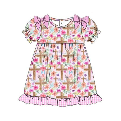 Toddle baby girls Easter bunny design dress preorder