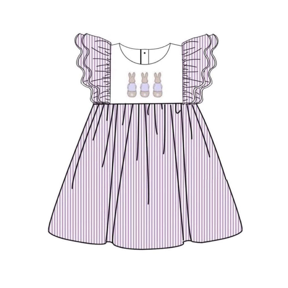 Toddle baby girls Easter bunny design dress preorder